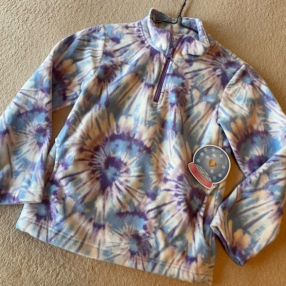 NWT btween Girls’ Tie-Dye Fleece Pullover 7 - Picture 3 of 12